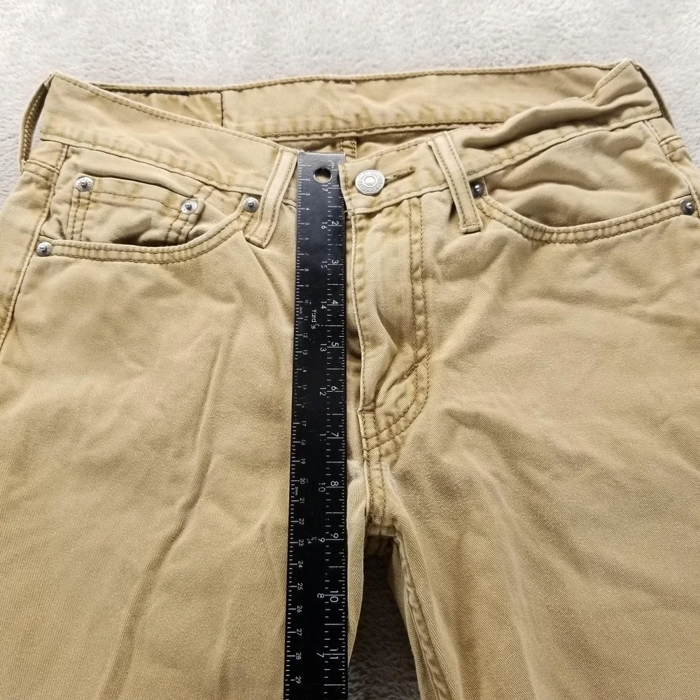 Levis 514 Jeans Mens 29x32 Beige Regular Straight‎ Light Wash Casual Comfort